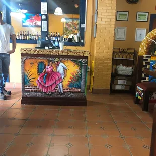 Host stand and pick up