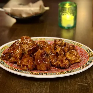 K pop chicken - sweet and extremely mildly spicy, absolute banger!