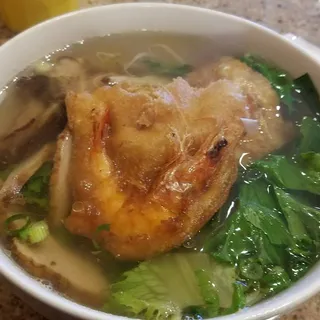 Fried Chicken Noodle Soup