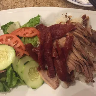 BBQ Pork & Chinese Sausage with Rice