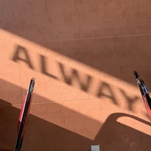 Sunlight through the window