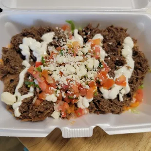 Fiesta bowl with Barbacoa good but next time I'll ask for the lettuce to be on top