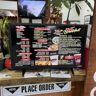 Menu 12/2022- prices subject to change*