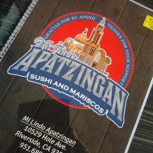 Sushi, Micheladas, Molcajete.  AMAZING NEW MENU