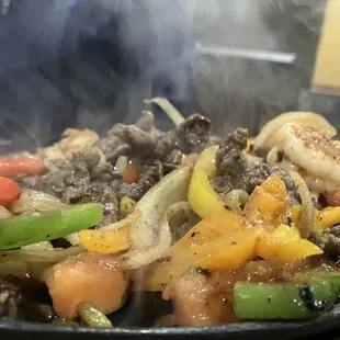Hot fajitas
