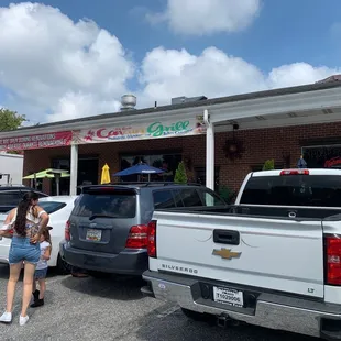 The outside of the restaurant
