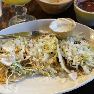 Tex Mex Tacos - added onions