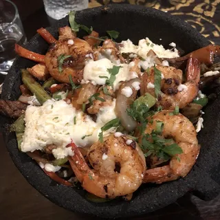 Fajitas Molcajete