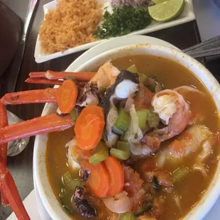 Seven seas soup with no clams