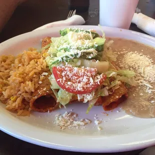 Enchiladas de pollo