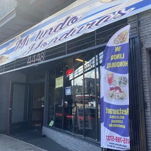 Front of the restaurant