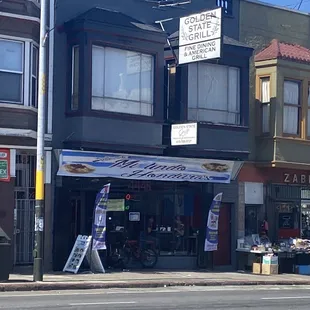 View from across Mission Street