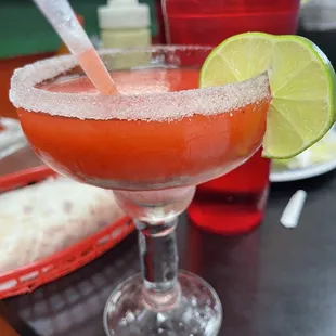 Strawberry margarita, very good