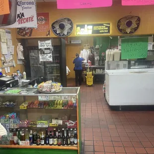 Front of store inside