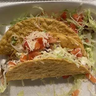 Tacos with carne asada. Delicious