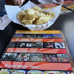 nachos, menu