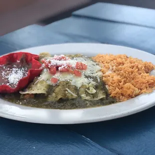 Enchiladas Verdes