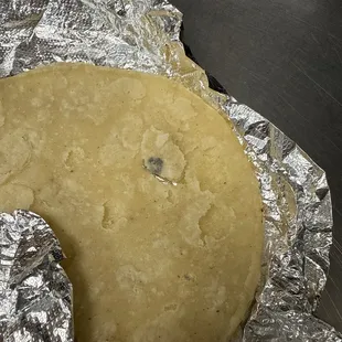 Caldo de res están empanadas