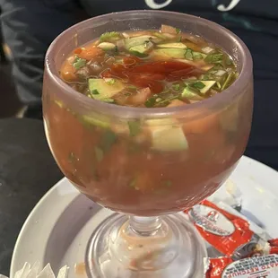 Shrimp cocktail, great flavor!