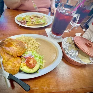 Chile relleno plate