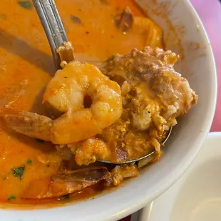 Chupa Causa de Camarones