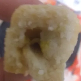 That's a tamale the hole is where the meat would be the rest is filler