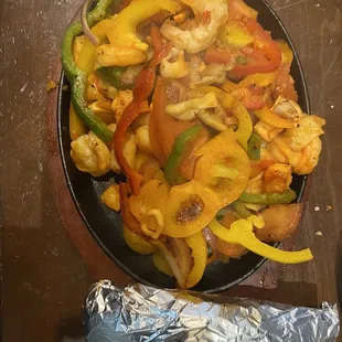 Chicken fajitas