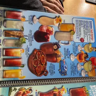 a menu for a mexican restaurant
