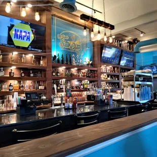 interior, sushi and sashimi