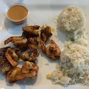 Grilled Shrimp (10 Shrimp) With House Sauce (Monkey Sauce). Excellent!
