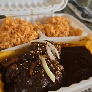 Mole Poblano Plate