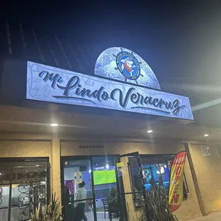 Outside of restaurant