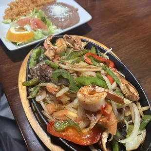 Fajita trip plate