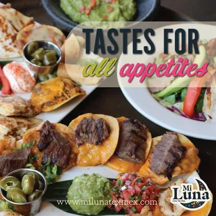 a variety of tasty dishes