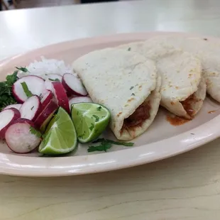Tacos de Birria. Hand made corn tortillas, hot, soft, and delicious. Perfecto.