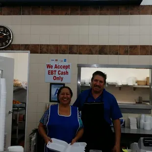 Mom and pop shop who feel like your own parents away from home.