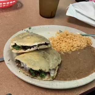 a plate of food