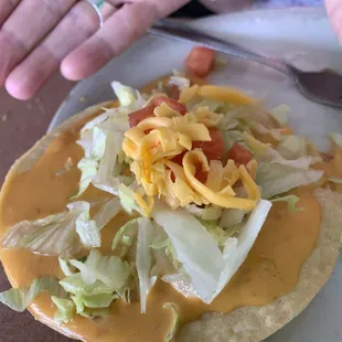 a plate of food
