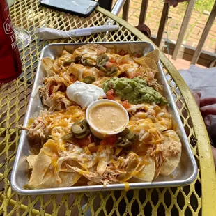 Loaded nachos appetizer