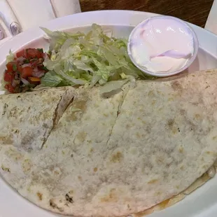 Chicken quesadilla