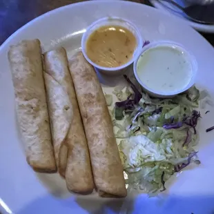 Flautas (chicken) appetizer