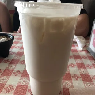 Horchata &quot;Big Gulp size&quot;. Best horchata I ever had.