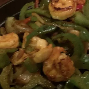 Shrimp Fajitas