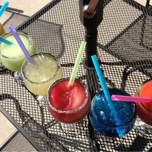 The different Margaritas that they have!!!!