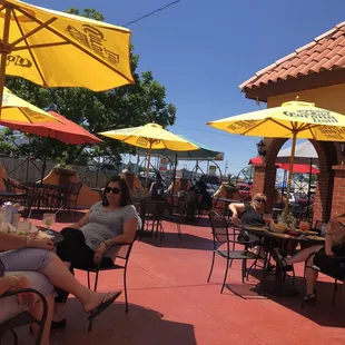 Outside seating is wonderful!