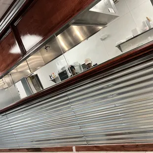 Cute view to where the food is being made