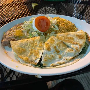 Spinach Quesadilla