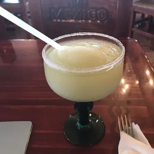 Best frozen margarita in town.