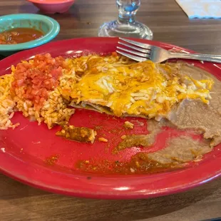 I love enchiladas.