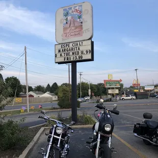 Here is the sign out front.